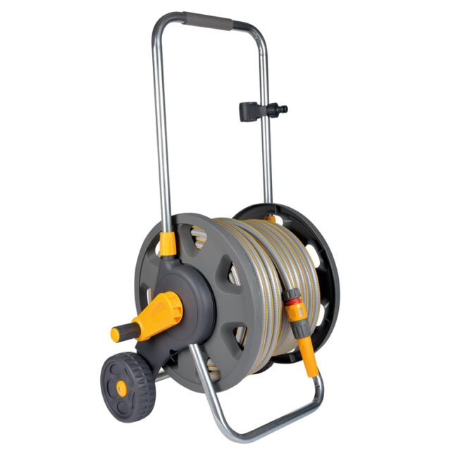 HOZELOCK ASSEMBLED REEL WITH MULTI PURPOSE HOSE