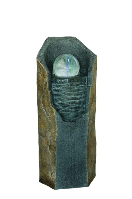 HAMAC CAUSEWAY STONE CRYSTAL BALL FOUNTAIN