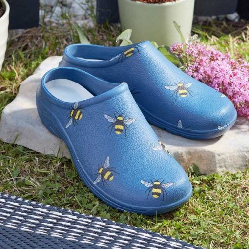 SMART GARDEN BEES COMFI CLOGS, SIZE 4
