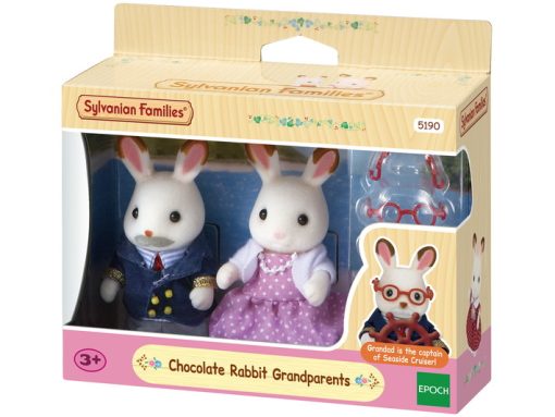 SYLVANIAN FAMILIES CHOCOLATE RABBIT GRANDPARENTS