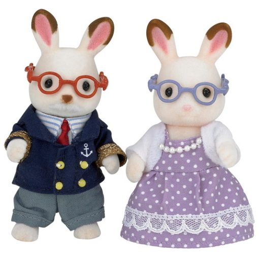 SYLVANIAN FAMILIES CHOCOLATE RABBIT GRANDPARENTS - Image 2