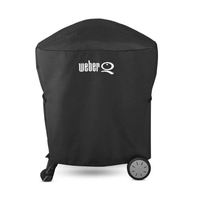 WEBER PREMIUM GRILL COVER Q1000/2000 WITH CART