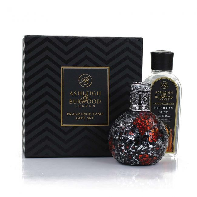 ASHLEIGH & BURWOOD GIFT SET VAMPIRESS FRAGRANT LAMP WITH MOROCCAN SPICE OIL