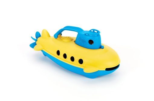 BIGJIGS GREEN TOYS SUBMARINE BLUE HANDLE