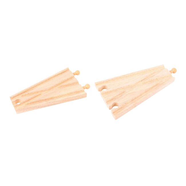 BIGJIGS TRAIN TRACK SPLITTERS 2 PIECES