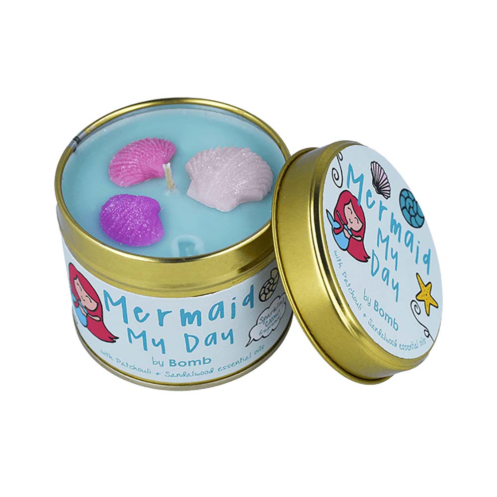 BOMB COSMETICS TIN CANDLE MERMAID FOR A DAY