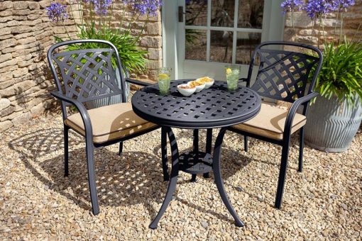 HARTMAN BERKELEY BISTRO ROUND SET BRONZE