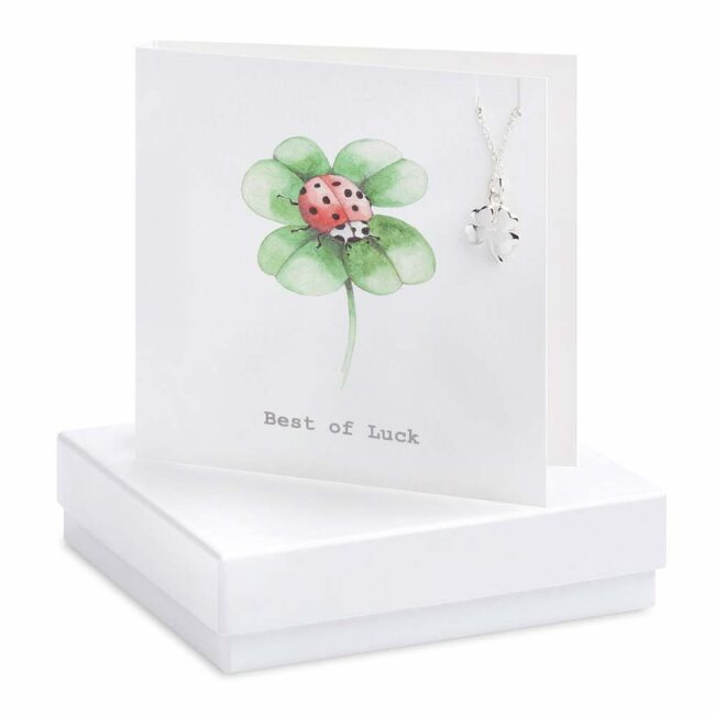CRUMBLE & CORE NECKLACE CLOVER & LADYBIRD