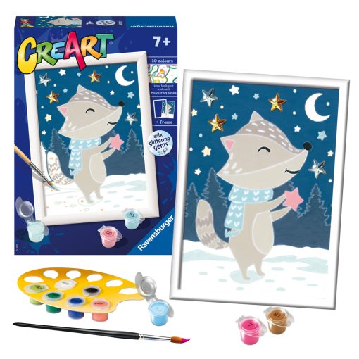 Creart Paint By Numbers Cute Badger