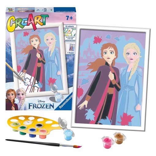 Creart Paint By Numbers Frozen Sisters Forever
