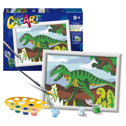 Creart Paint By Numbers Roaming Dinosaurs