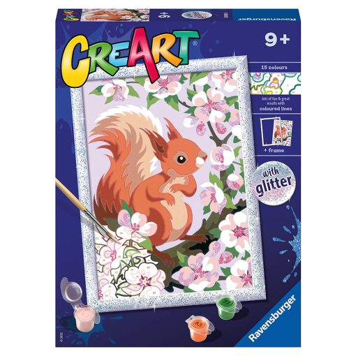 Creart Paint By Numbers Spring Squirrel