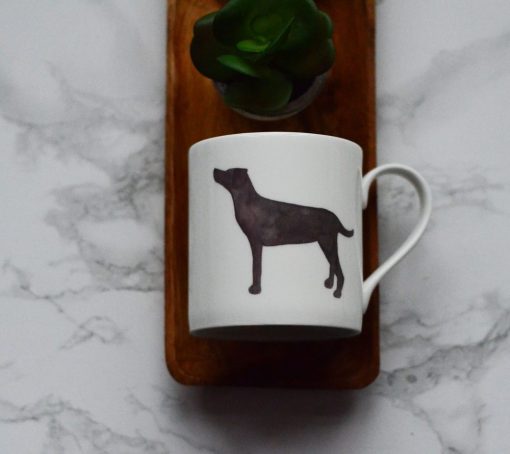 DIMBLEBY CERAMICS BROWN STANDING LABRADOR MUG