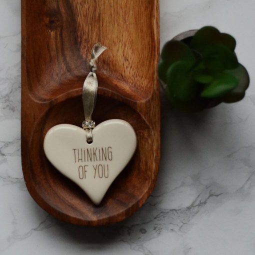 DIMBLEBY CERAMICS MEDIUM HEART THINKING OF YOU