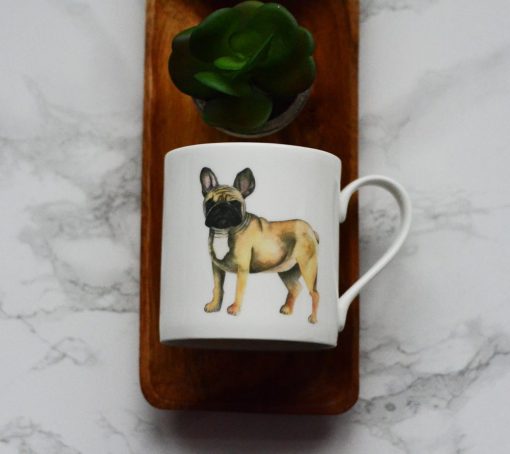 DIMBLEBY CERAMICS SAND FRENCH BULLDOG MUG