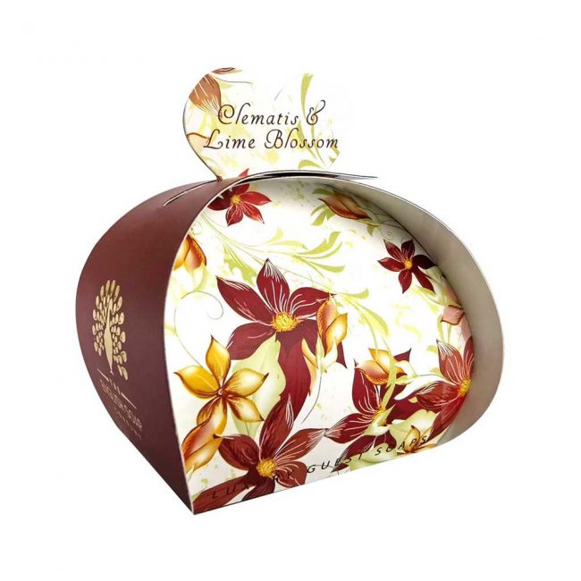 ENGLISH SOAP COMPANY SOAP CLEMATIS & LIME BLOSSOM 60g