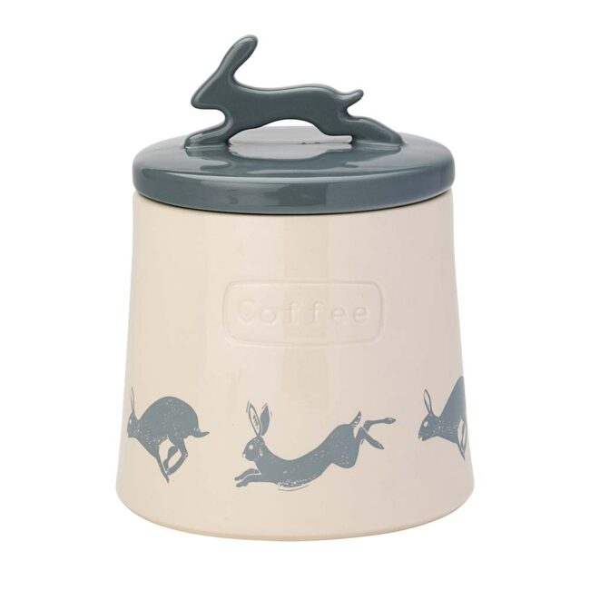 THE ENGLISH TABLEWARE COMPANY ARTISAN COFFEE CANISTER HARE