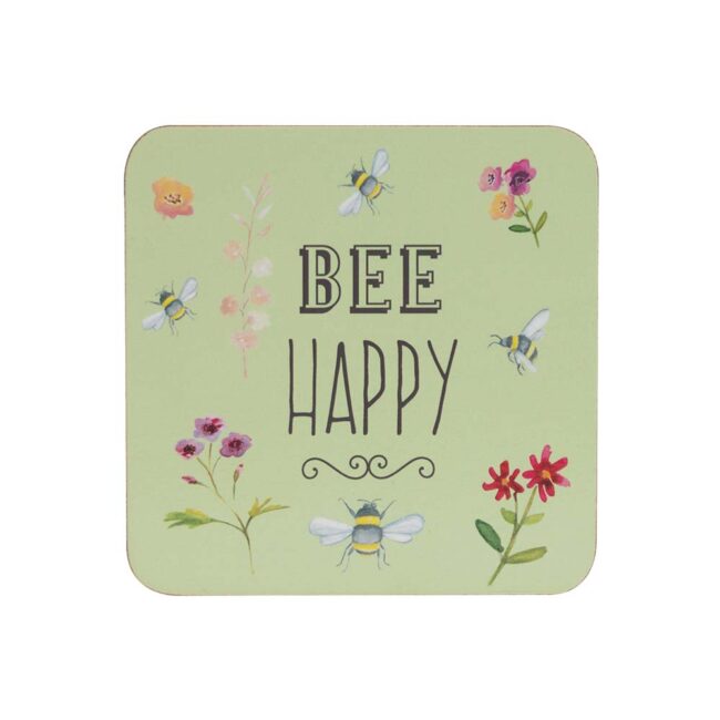 THE ENGLISH TABLEWARE COMPANY COASTERS BEE HAPPY