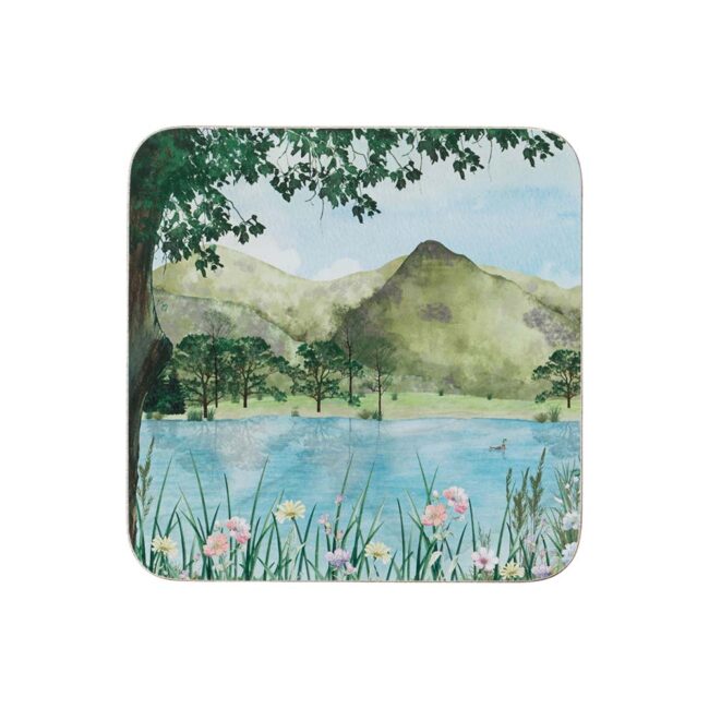 THE ENGLISH TABLEWARE COMPANY COASTERS LAKE SCENE