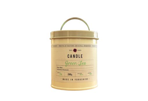 FIKKERTS LARGE CANDLE TIN GREEN TEA