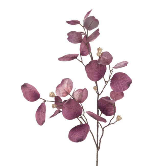 FLORALSILK LILAC EUCALYPTUS SPRAY