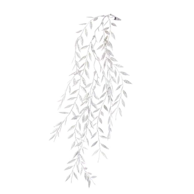 FLORALSILK MINI LEAVES HANGING CLIP SILVER