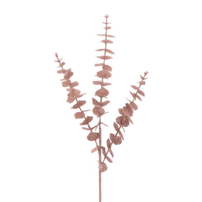 FLORALSILK ROSE GOLD EUCALYPTUS SPRAY