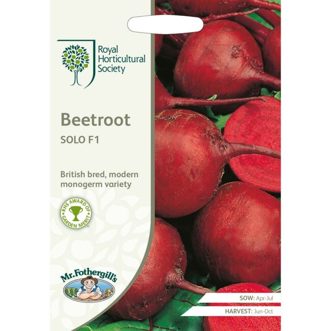 MR FOTHERGILL'S - RHS BEETROOT SOLO F1 SEEDS