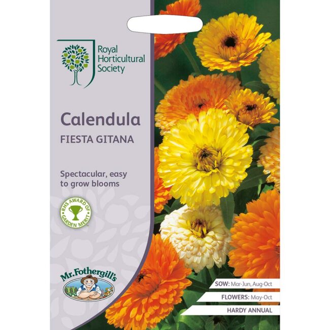 MR FOTHERGILL'S - RHS CALENDULA FIESTA GITANA SEEDS