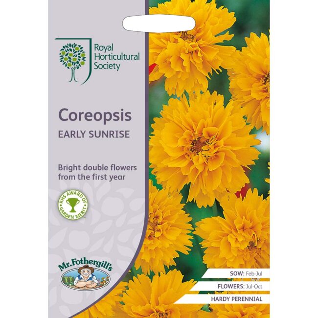 MR FOTHERGILL'S - RHS COREOPSIS EARLY SUNRISE SEEDS