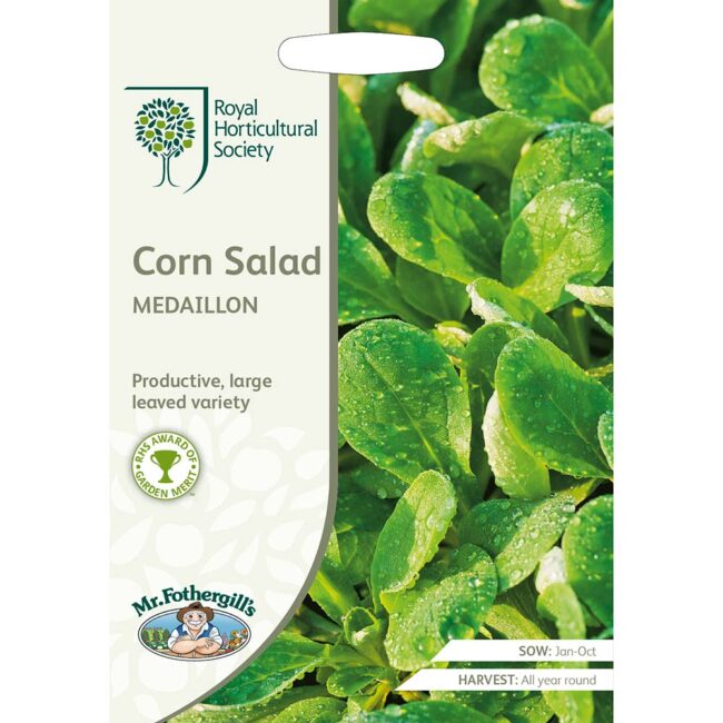 MR FOTHERGILL'S - RHS CORN SALAD MEDAILLON SEEDS