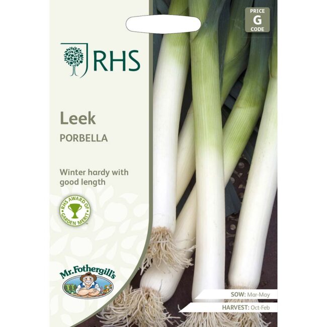 MR FOTHERGILL'S - RHS LEEK PORBELLA SEEDS