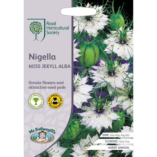 MR FOTHERGILL'S - RHS NIGELLA MISS JEKYLL ALBA SEEDS