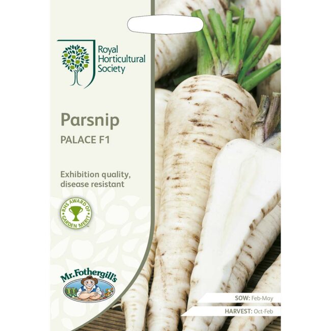MR FOTHERGILL'S - RHS PARSNIP PALACE F1 SEEDS