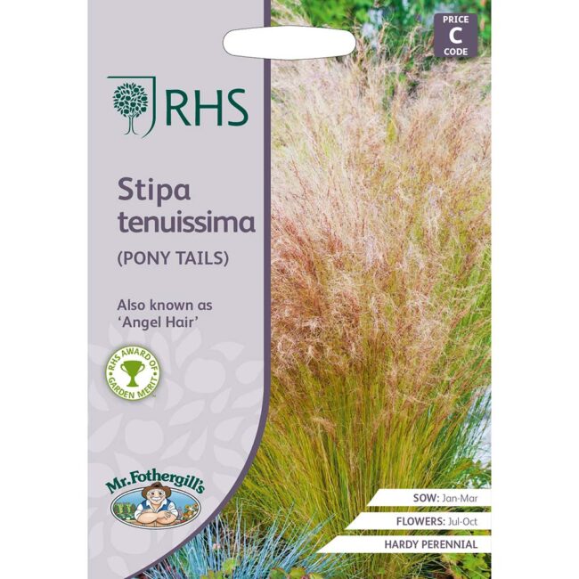 MR FOTHERGILL'S - RHS STIPA TENUISSIMA PONY TAILS SEEDS