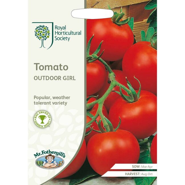 MR FOTHERGILL'S - RHS TOMATO OUTDOOR GIRL SEEDS