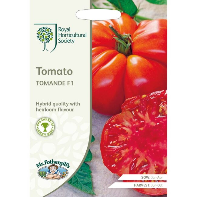 MR FOTHERGILL'S - RHS TOMATO TOMANDE F1 SEEDS