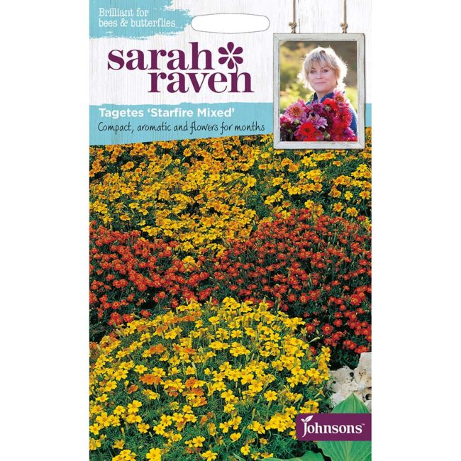 JOHNSONS SARAH RAVEN - TAGETES STARFIRE MIXED SEEDS