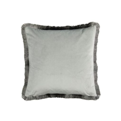 GALLERY DIRECT SILVER VELVET CUSHION