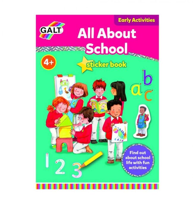GALT LEARNING ALL ABOUT SCHOOL STICKER BOOK