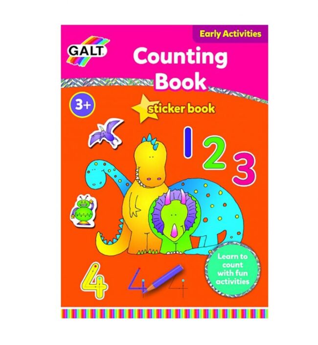 GALT LEARNING COUNTING STICKER BOOK