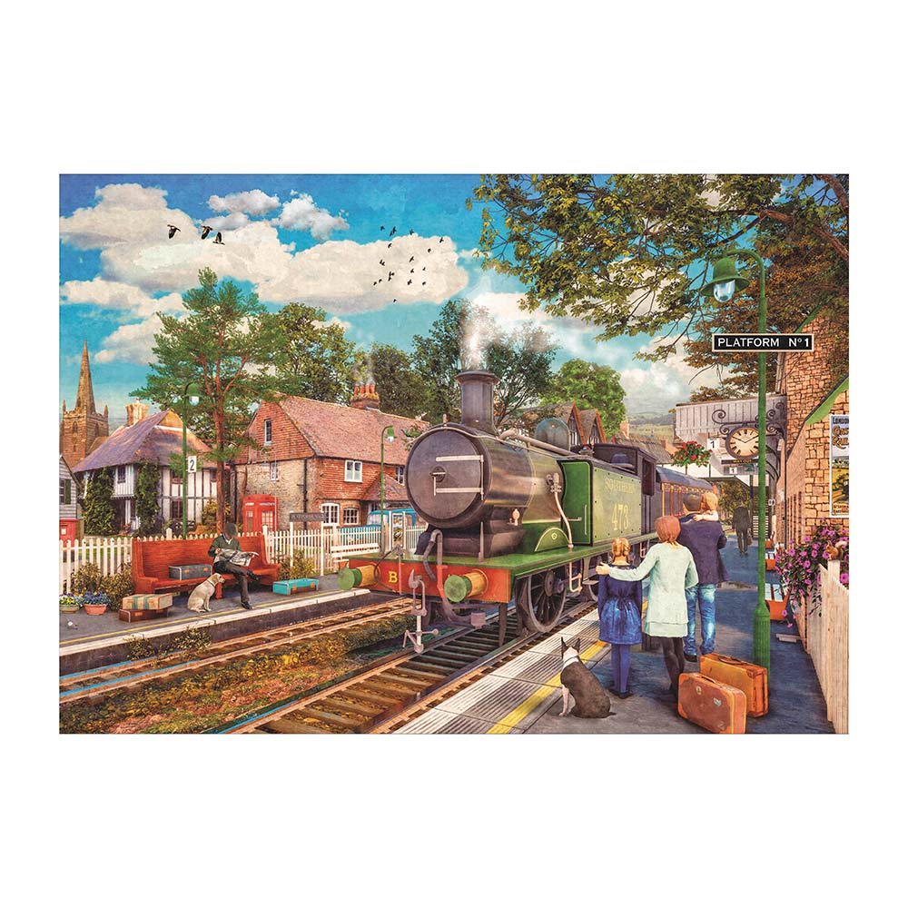 GIBSONS GAMES OFF TO THE COAST JIGSAW