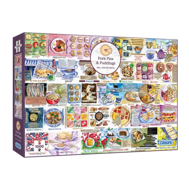 GIBSONS PORK PIES & PUDDINGS 1000 PIECE JIGSAW