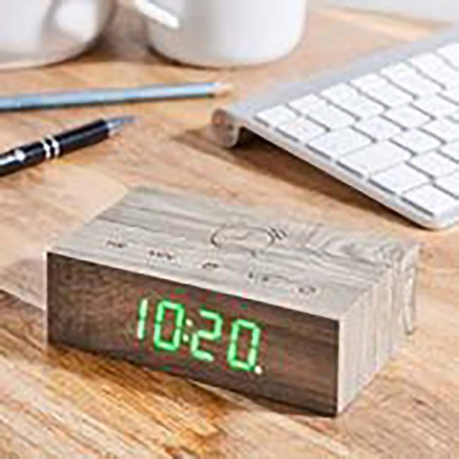 GINGKO FLIP CLICK CLOCK ASH