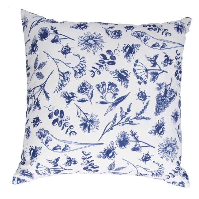 GISELA GRAHAM CUSHION PAD BLUE MEADOW
