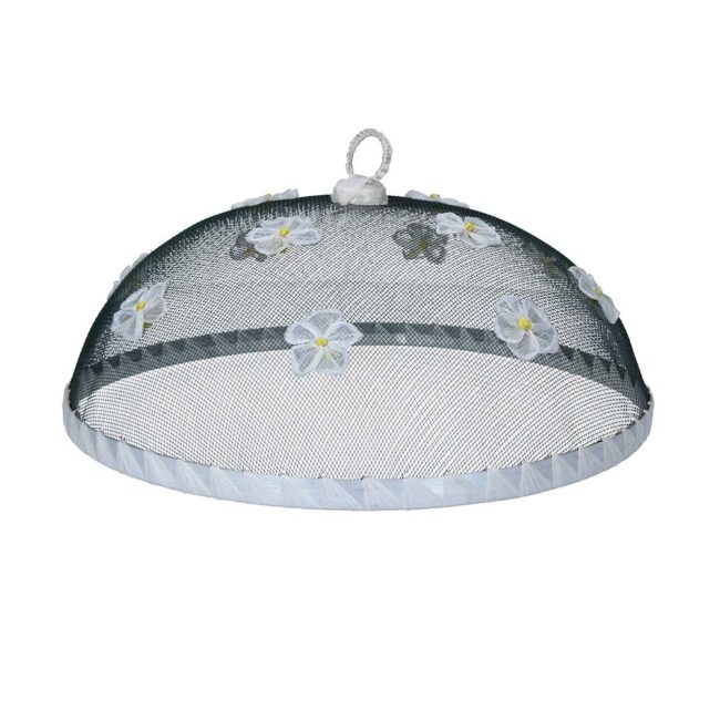 GISELA GRAHAM FOOD COVER WHITE PRIMROSES