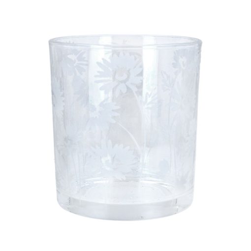 Gisela Graham Glass Daisy Tumbler
