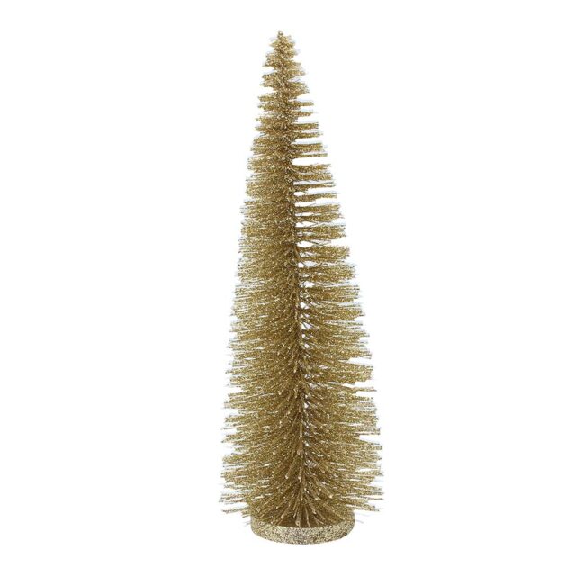 GISELA GRAHAM GOLD GLITTER BRISTLE TREE LARGE