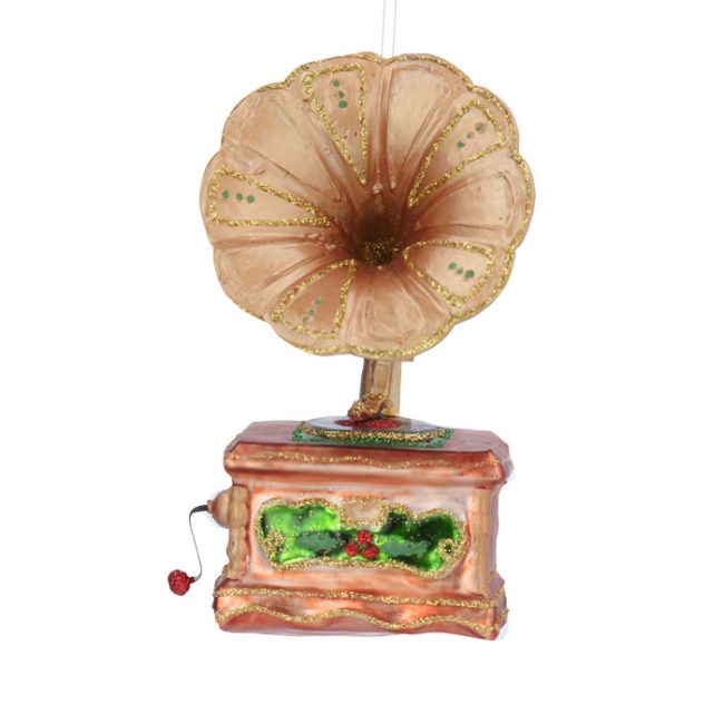 GISELA GRAHAM GRAMOPHONE TREE DECORATION