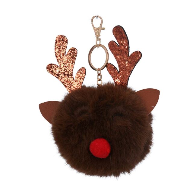 GISELA GRAHAM REINDEER HEAD KEYRING